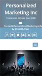Mobile Screenshot of personalizedmarketing.info