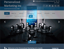 Tablet Screenshot of personalizedmarketing.info